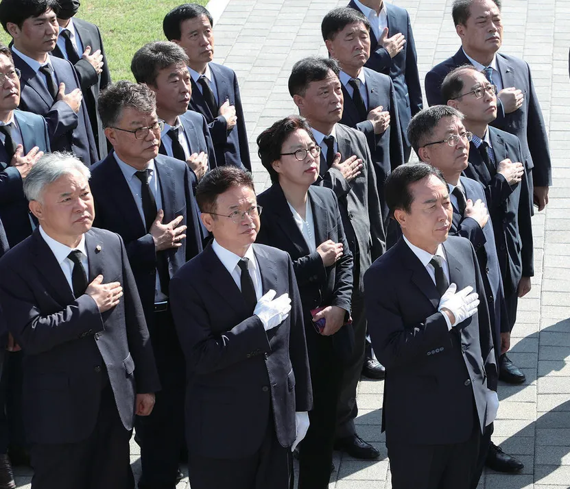 권기창 안동시장 취임식에 참석한 주요인사들