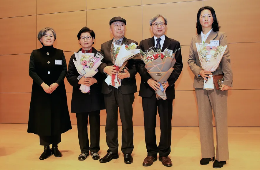 영가 문화상 및 선행상 수상자 가족
