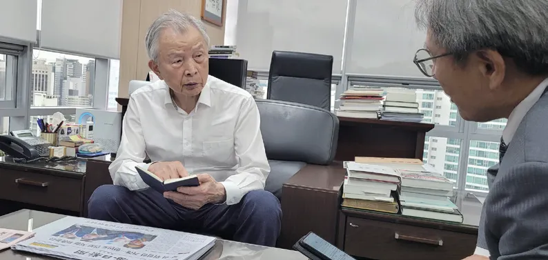 인터뷰 장면